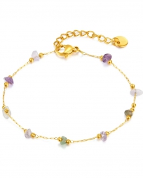 Gemstone Delight Chain Bracelet
