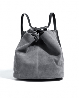 SuedeChic Drawstring Bag